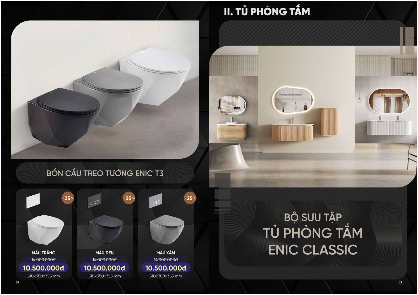 Bảng giá và Catalogue Thiết bị vệ sinh thông minh ENIC /Page 14
